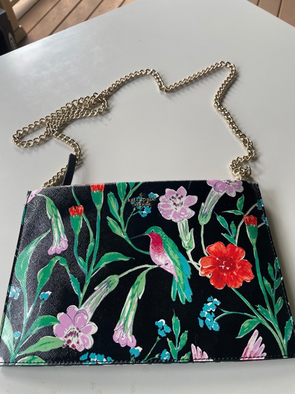 Kate Spade Cameron Street Jordin Sima Floral Crossbody Clutch Bag